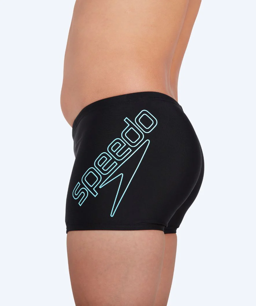 Speedo Aquashorts für Jungen - Boomstar Placement - Schwarz/Blau - Image 2