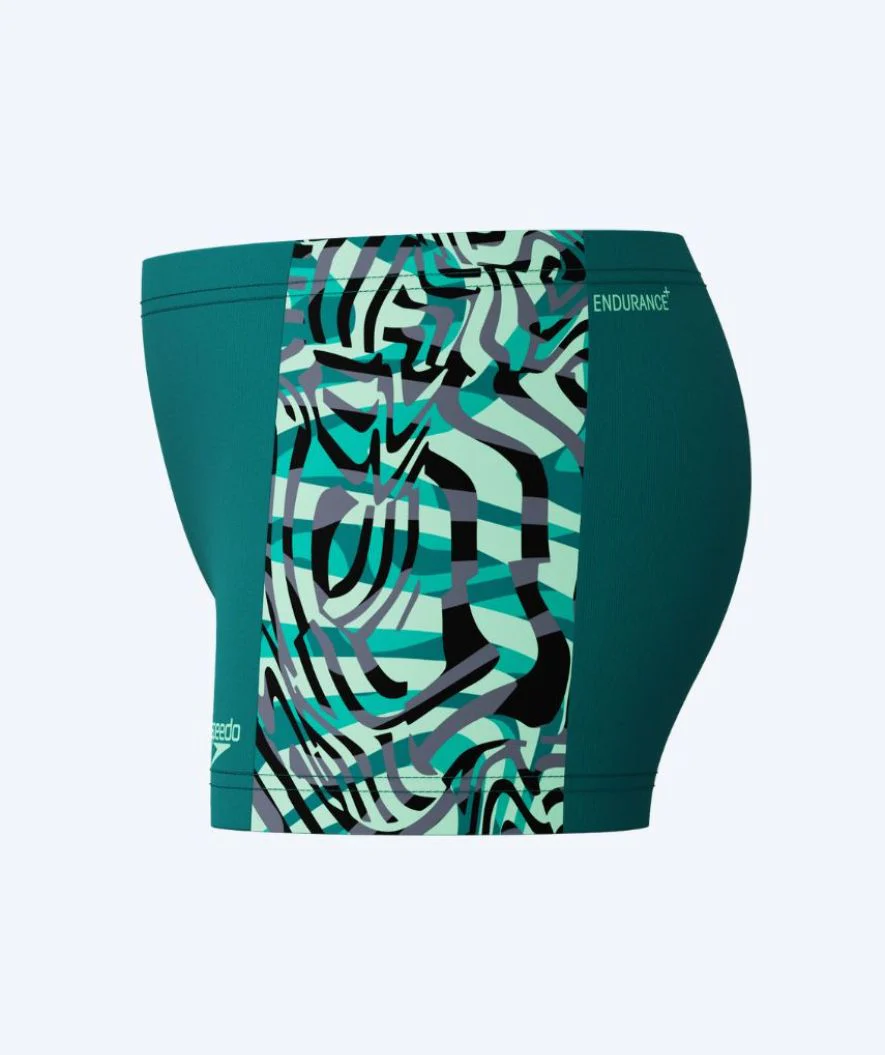 Speedo Aquashorts für Jungen - Digital Panel - Grün/Schwarz - Image 3