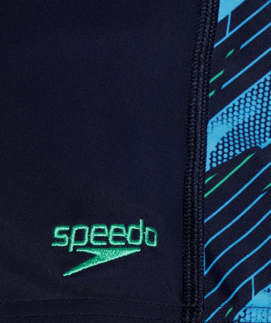 Speedo Aquashorts für Jungen - Hyperboom Panel - Donkerblau/Grün - Image 3