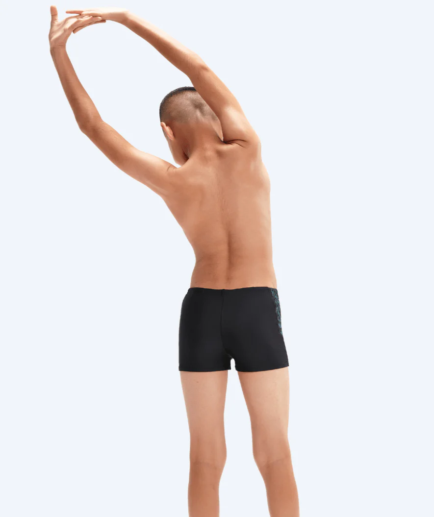 Speedo Aquashorts für Jungen - Hyperboom Splice - Schwarz/Blau - Image 2