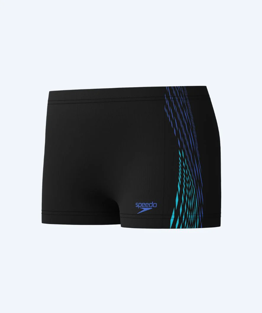 Speedo Aquashorts für Jungen - Plastisol Placement - Schwarz/Blau - Image 5