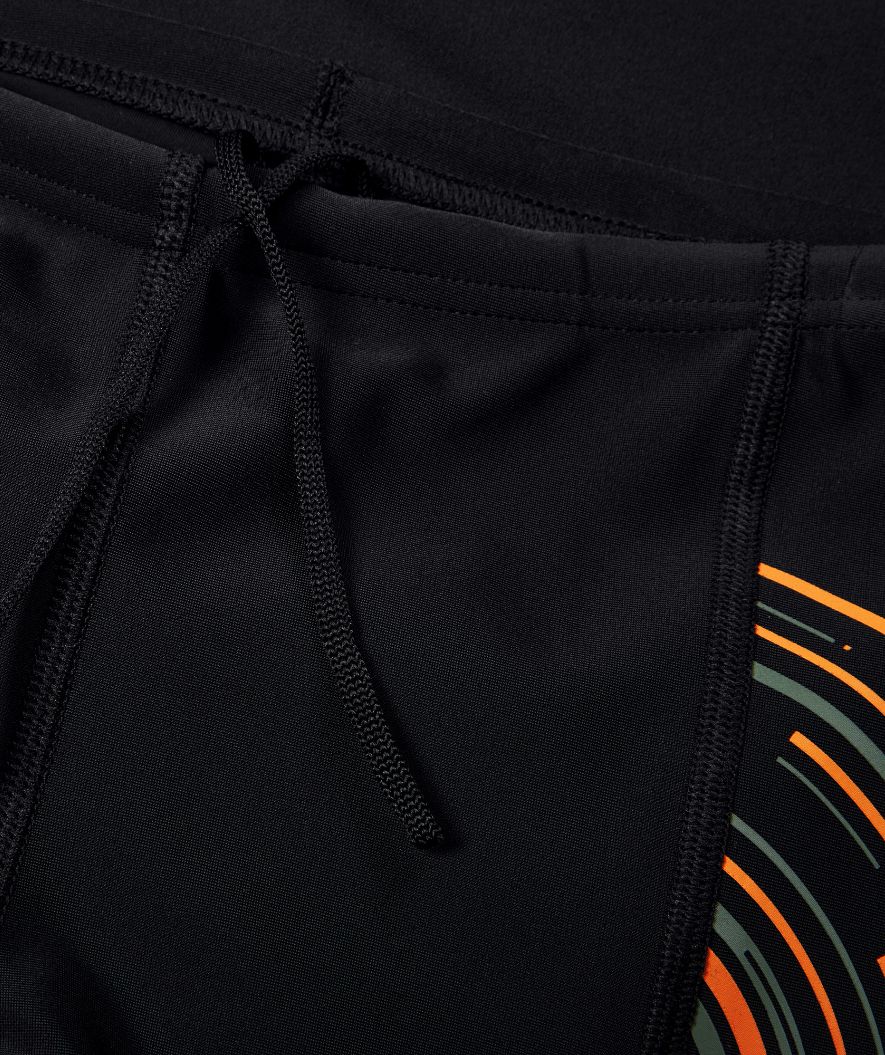 Speedo Aquashorts für Jungen - Plastisol Placement - Schwarz/Gelb - Image 3