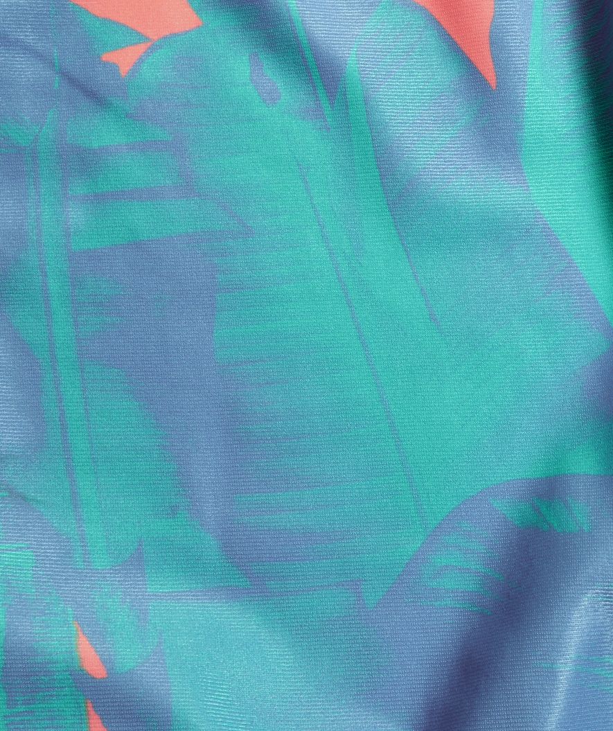 Speedo Badeanzug für Damen - Allover Digital Starback - Blau/Orange - Image 8
