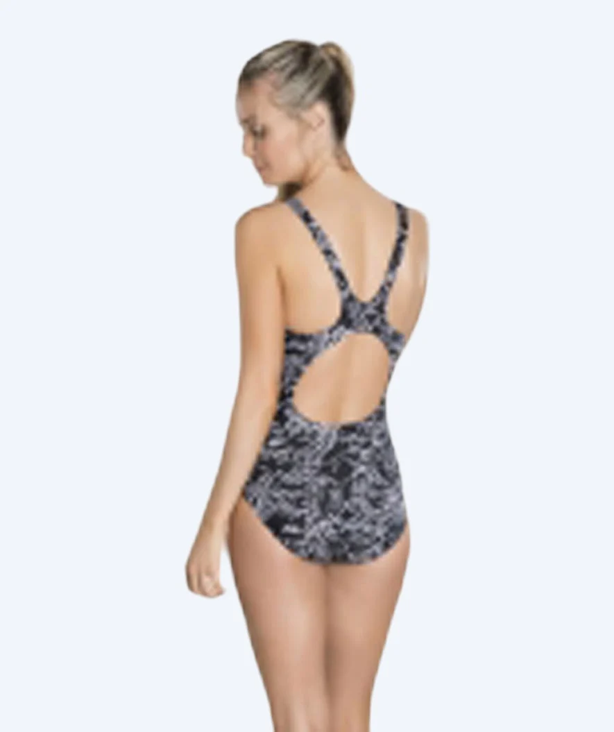 Speedo Badeanzug für Damen - Boom Allover Muscleback - Schwarz/Weiß - Image 2