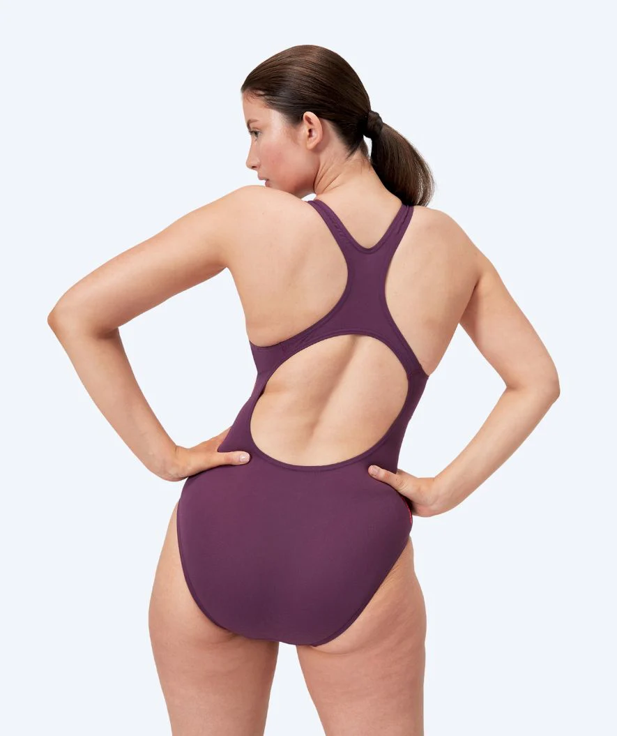 Speedo Badeanzug für Damen - Digital Printed Medalist - Lila/Orange - Image 2