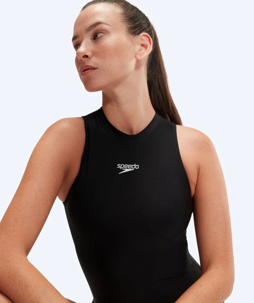 Speedo Badeanzug für Damen - Hydrasuit - Schwarz/Weiß - Image 4