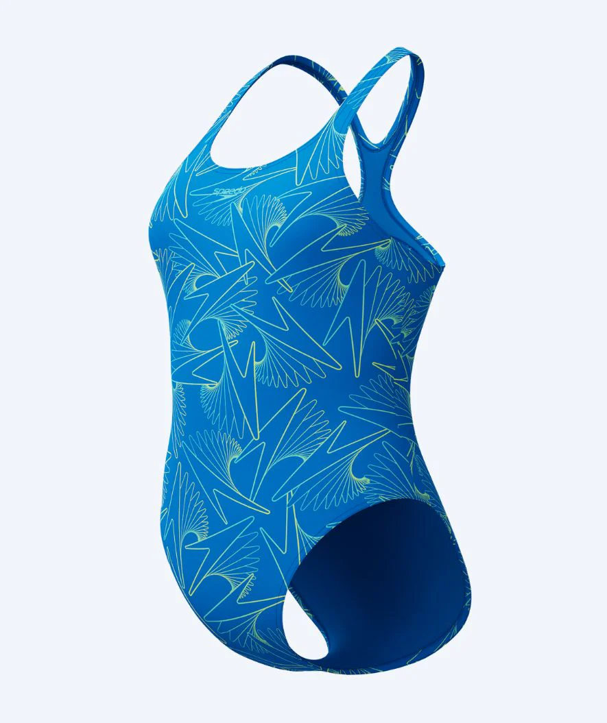 Speedo Badeanzug für Damen - Hyperboom Allover Medalist - Blau/Grün - Image 8