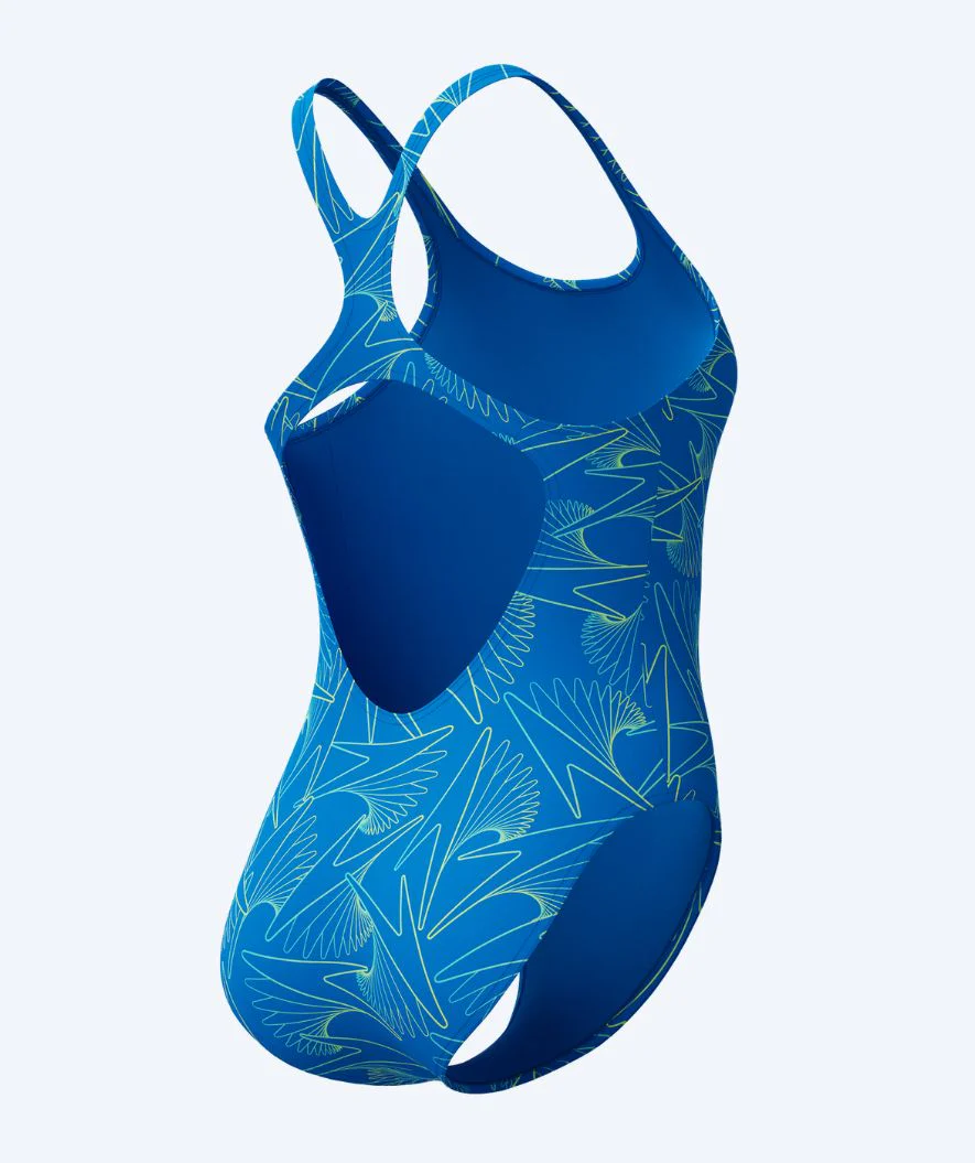 Speedo Badeanzug für Damen - Hyperboom Allover Medalist - Blau/Grün - Image 9