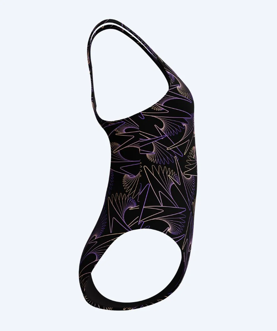 Speedo Badeanzug für Damen - Hyperboom Allover Medalist - Schwarz/Lila - Image 10