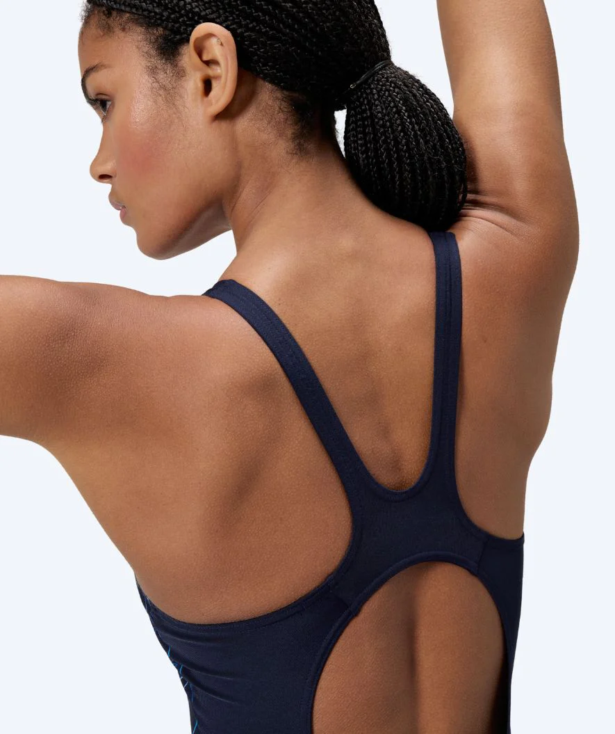 Speedo Badeanzug für Damen - Hyperboom Placement Muscleback - Donkerblau/Hellblau - Image 5