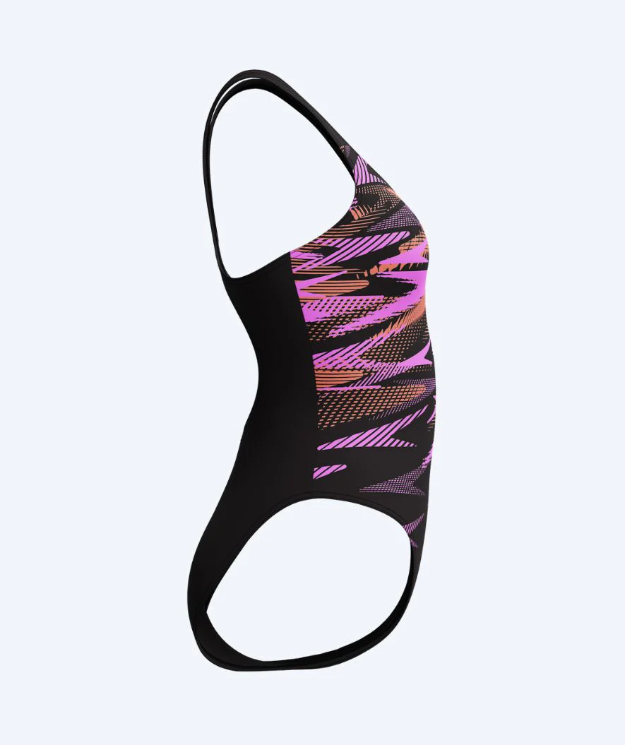 Speedo Badeanzug für Damen - Hyperboom Placement Muscleback - Schwarz/Rosa - Image 3
