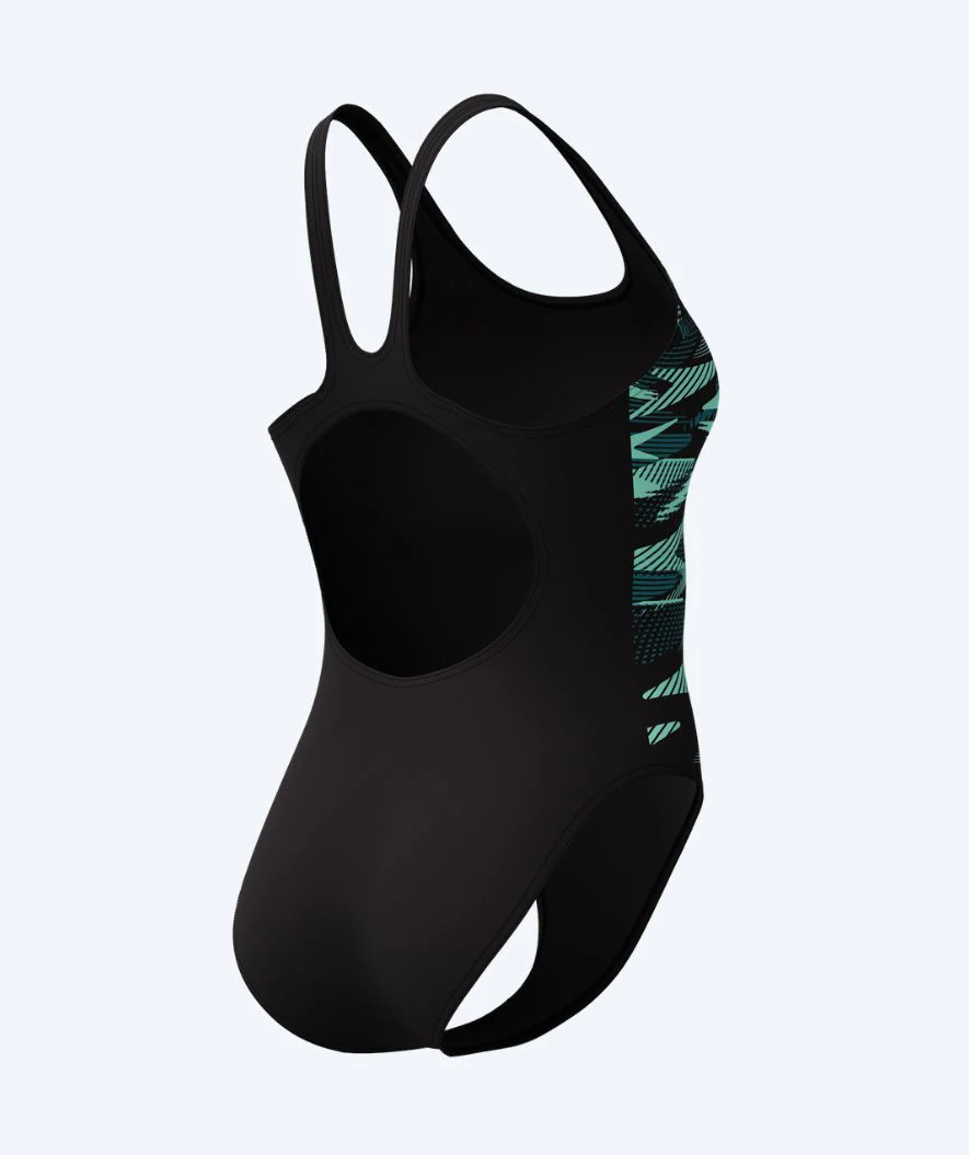 Speedo Badeanzug für Damen - Hyperboom Placement Muscleback - Schwarz/Türkis - Image 2