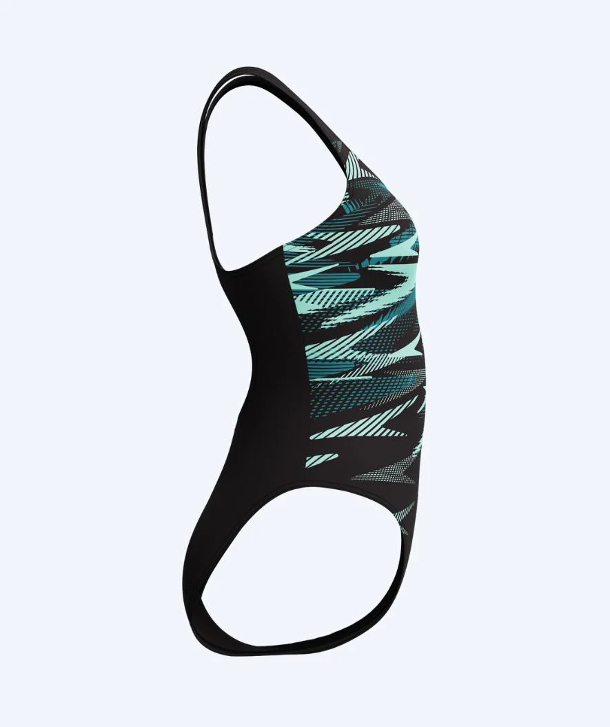 Speedo Badeanzug für Damen - Hyperboom Placement Muscleback - Schwarz/Türkis - Image 3