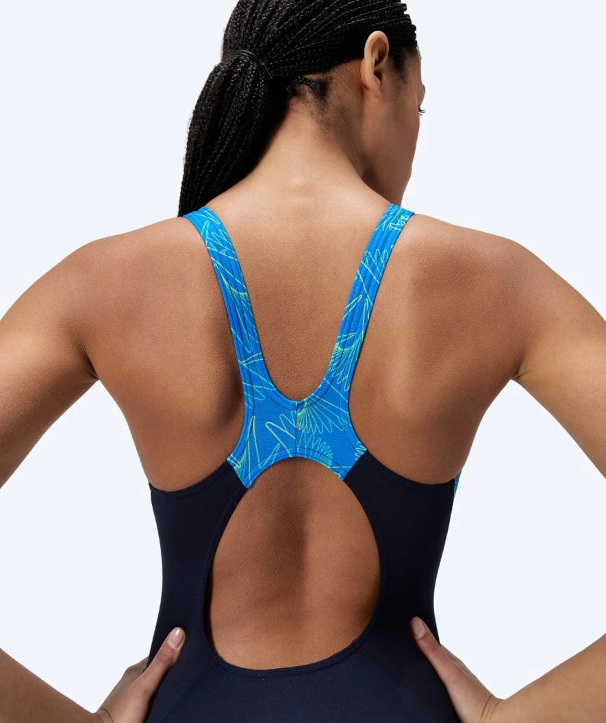 Speedo Badeanzug für Damen - Hyperboom Splice Muscleback - Donkerblau/Hellblau - Image 6
