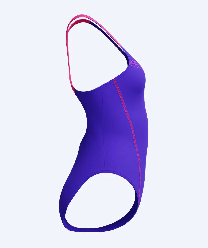 Speedo Badeanzug für Damen - Medley Logo - Lila/Rosa - Image 9