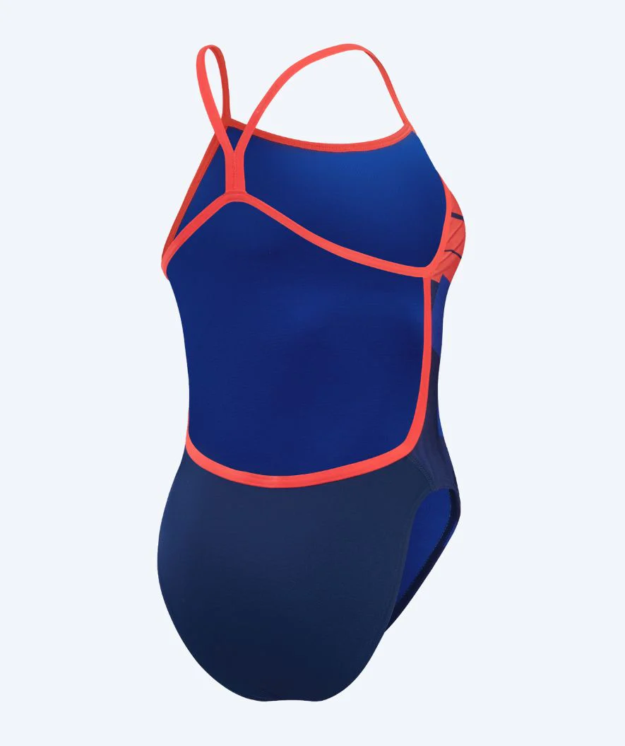 Speedo Badeanzug für Damen - Placement Digital V-Back - Donkerblau/Rot - Image 5