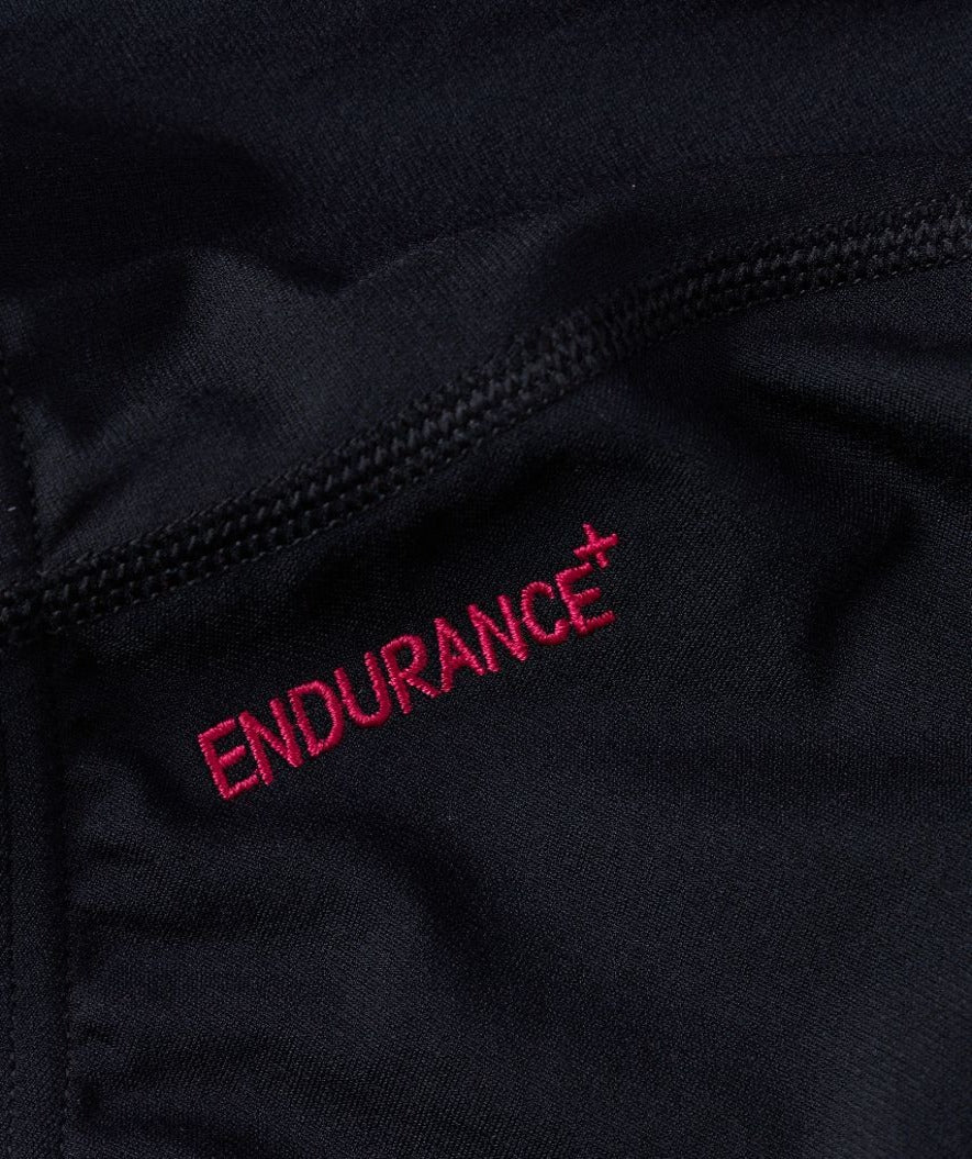 Speedo Badeanzug für Damen - Placement Laneback - Schwarz/Rot - Image 7
