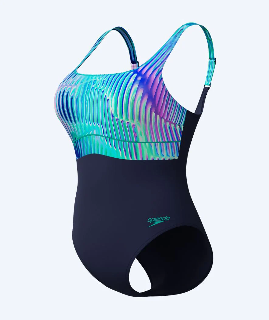 Speedo Badeanzug für Damen - Shaping ContourEclipse - Donkerblau/Türkis - Image 6