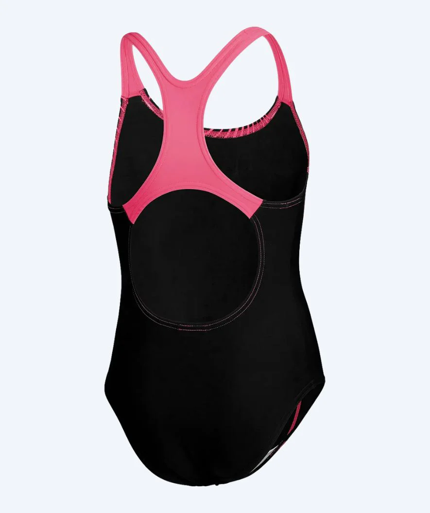 Speedo Badeanzug für Mädchen - Medley Logo Medalist - Schwarz/Hellrosa - Image 7