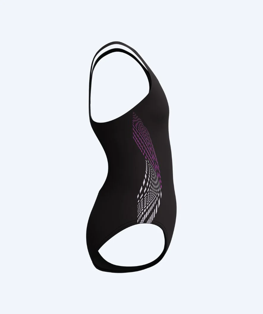 Speedo Badeanzug für Mädchen - Placement Muscleback - Schwarz/Rosa - Image 3