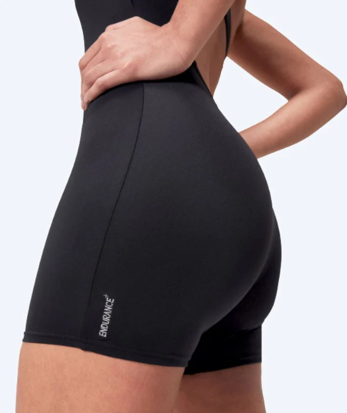 Speedo Badeanzug mit Bein für Damen - Endurance - Schwarz - Image 5