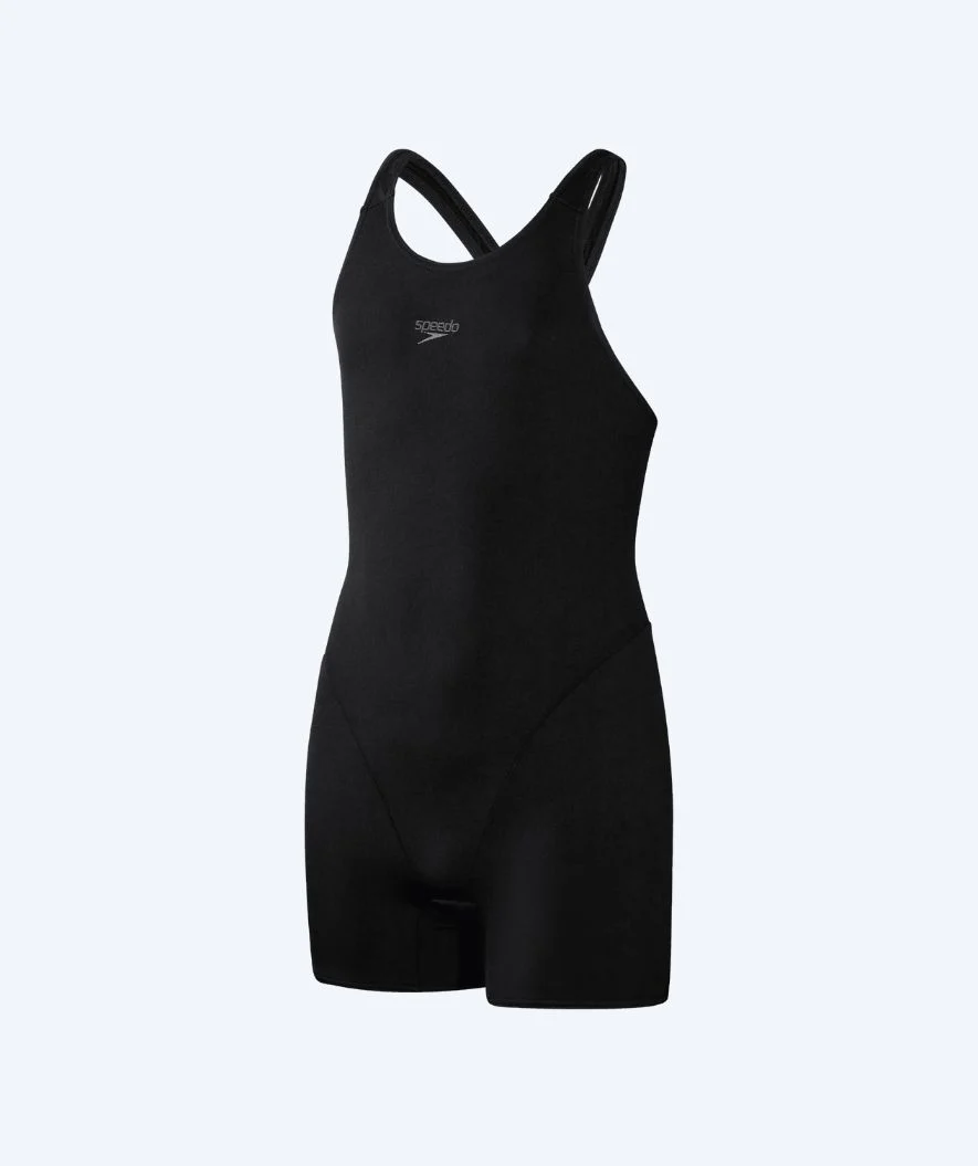 Speedo Badeanzug mit Bein für Mädchen - Endurance - Schwarz - Image 5