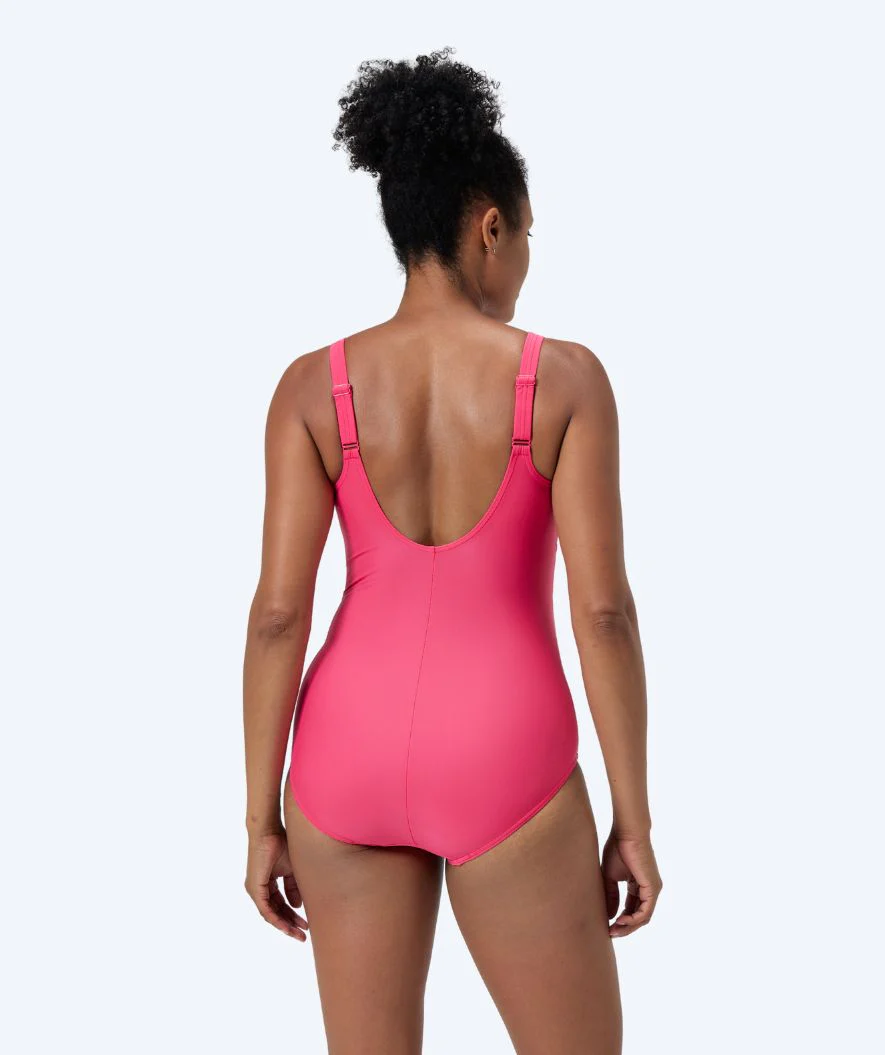 Speedo Badeanzug mit Einlagen für Damen - Shaping Cross Knot - Hellrosa - Image 2