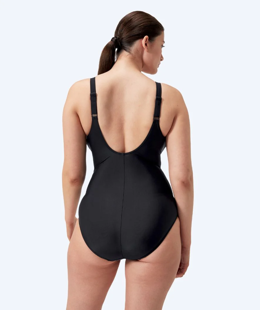Speedo Badeanzug mit Einlagen für Damen - Shaping Cross Knot - Schwarz - Image 2