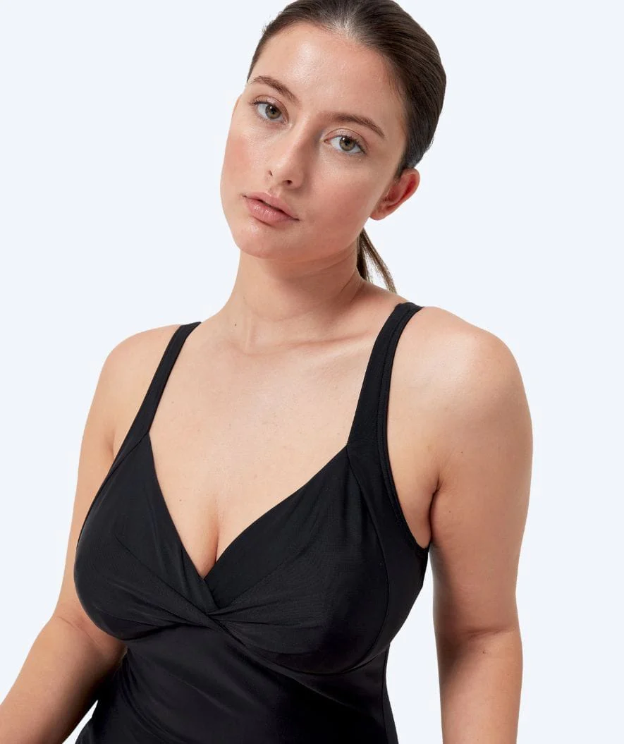 Speedo Badeanzug mit Einlagen für Damen - Shaping Cross Knot - Schwarz - Image 3