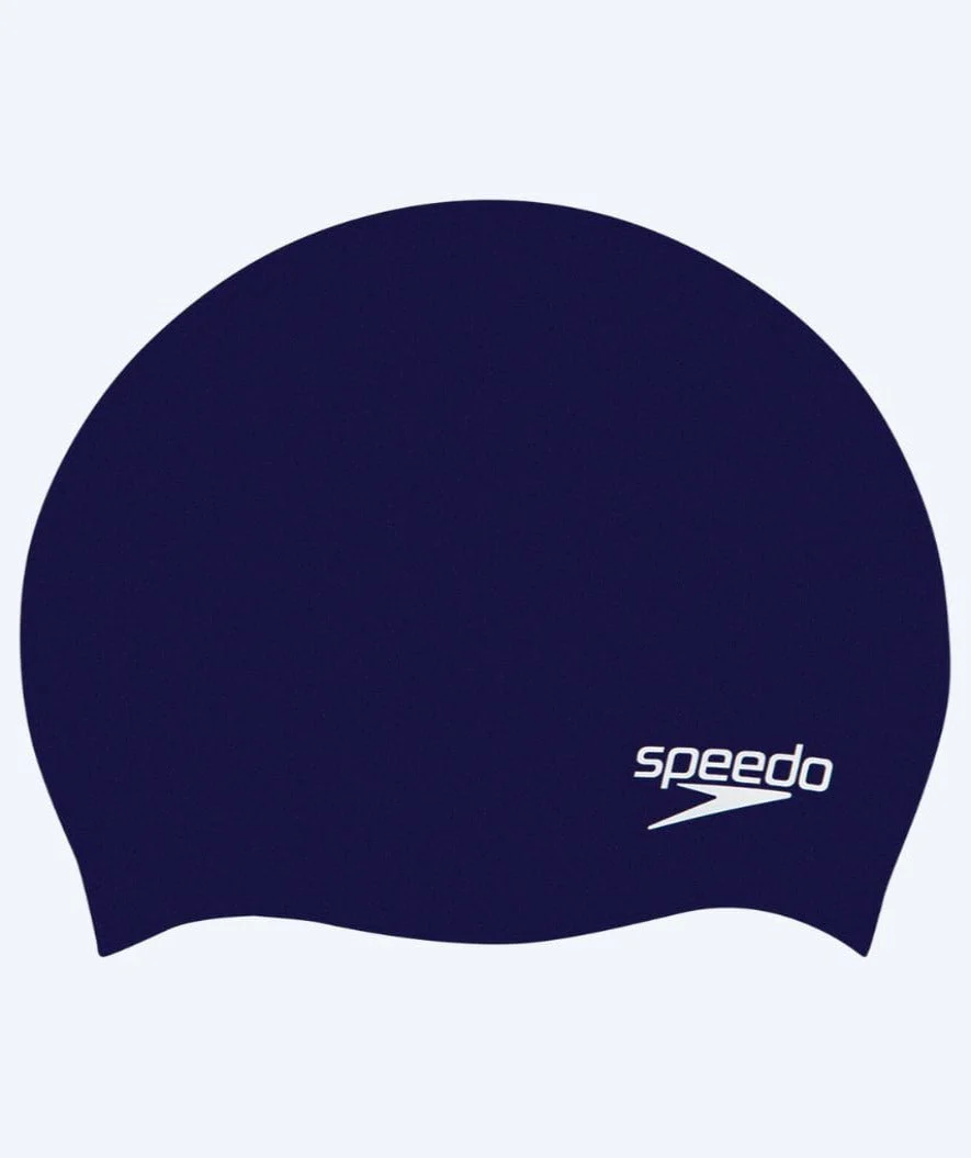 Speedo Badekappe für Junioren (6-16) - Plain - Donkerblau