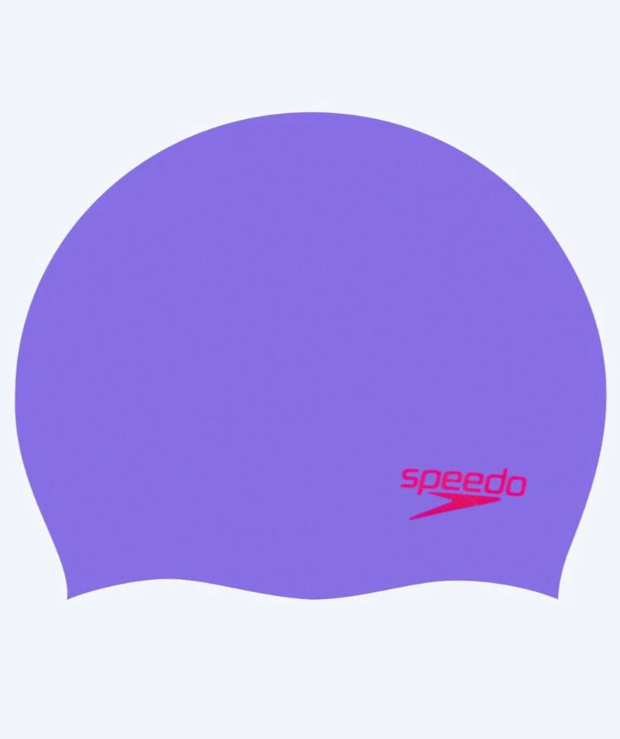 Speedo Badekappe für Junioren (6-16) - Plain - Lila