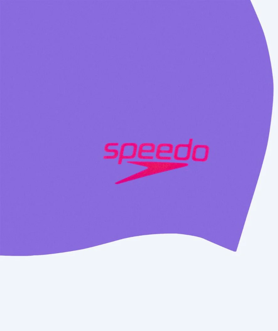 Speedo Badekappe für Junioren (6-16) - Plain - Lila - Image 2
