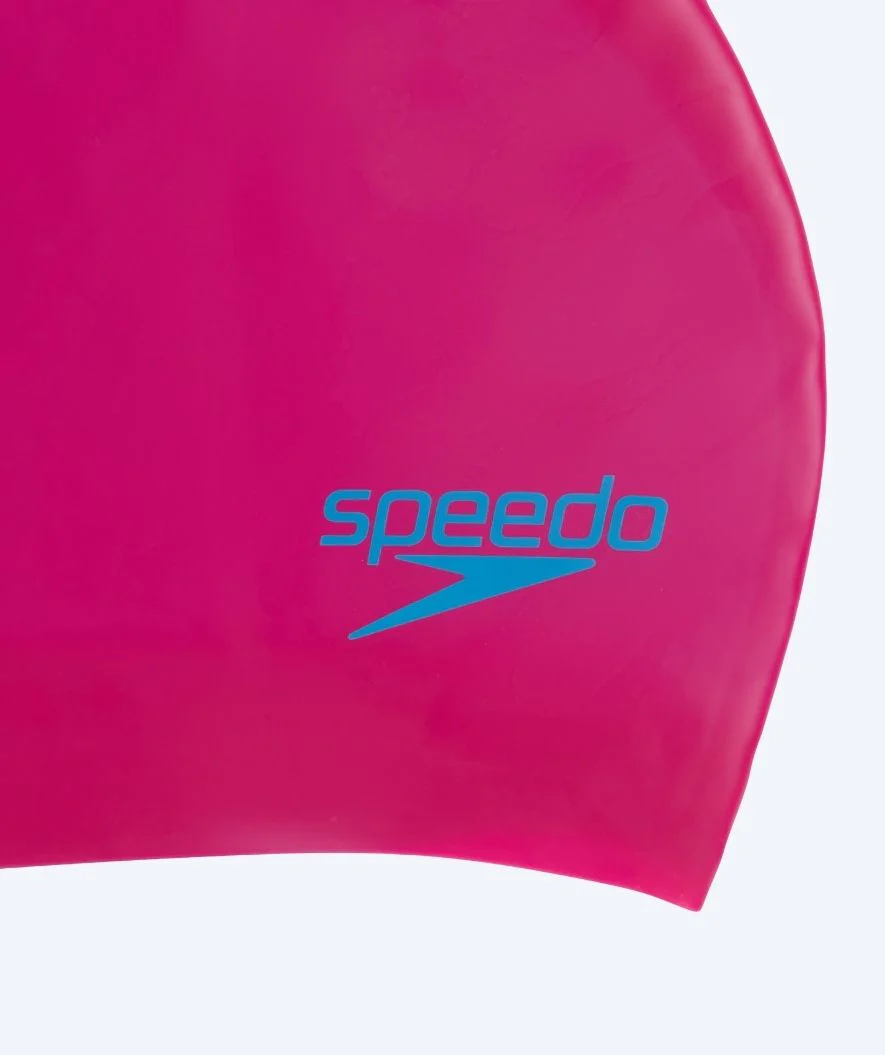 Speedo Badekappe für Junioren (6-16) - Plain - Rosa/Blau - Image 3