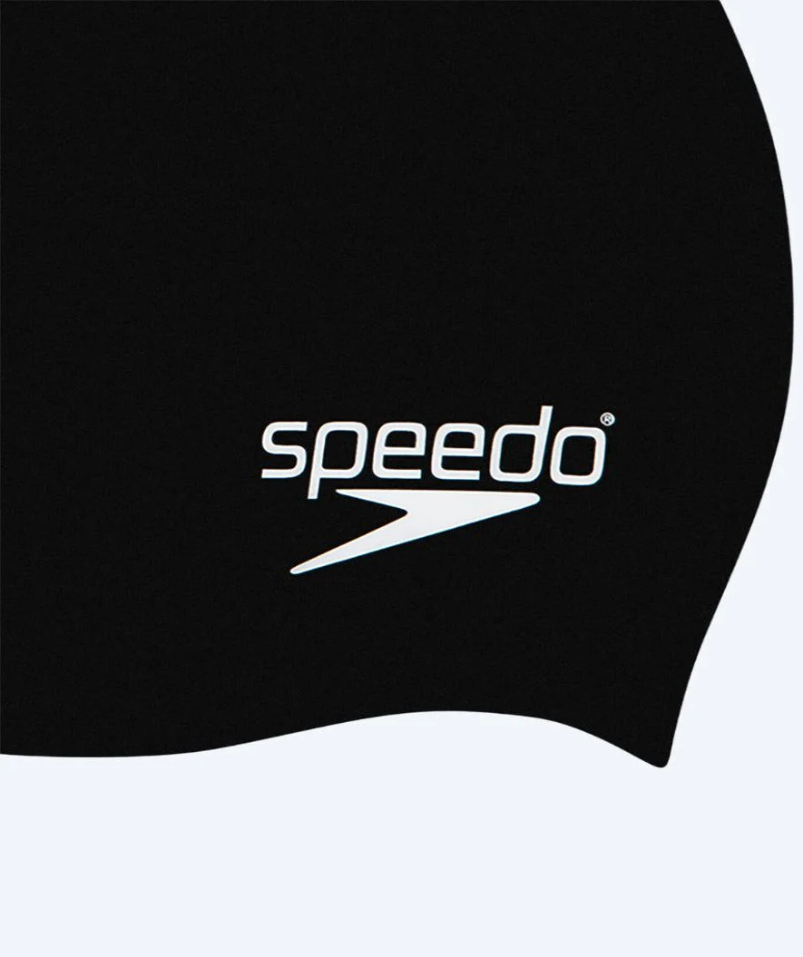Speedo Badekappe für Junioren (6-16) - Plain - Schwarz - Image 2