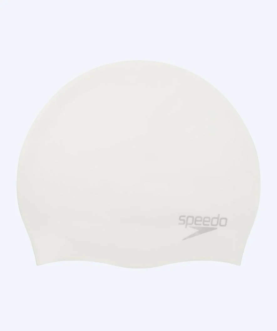 Speedo Badekappe - Plain Moulded - Weiß