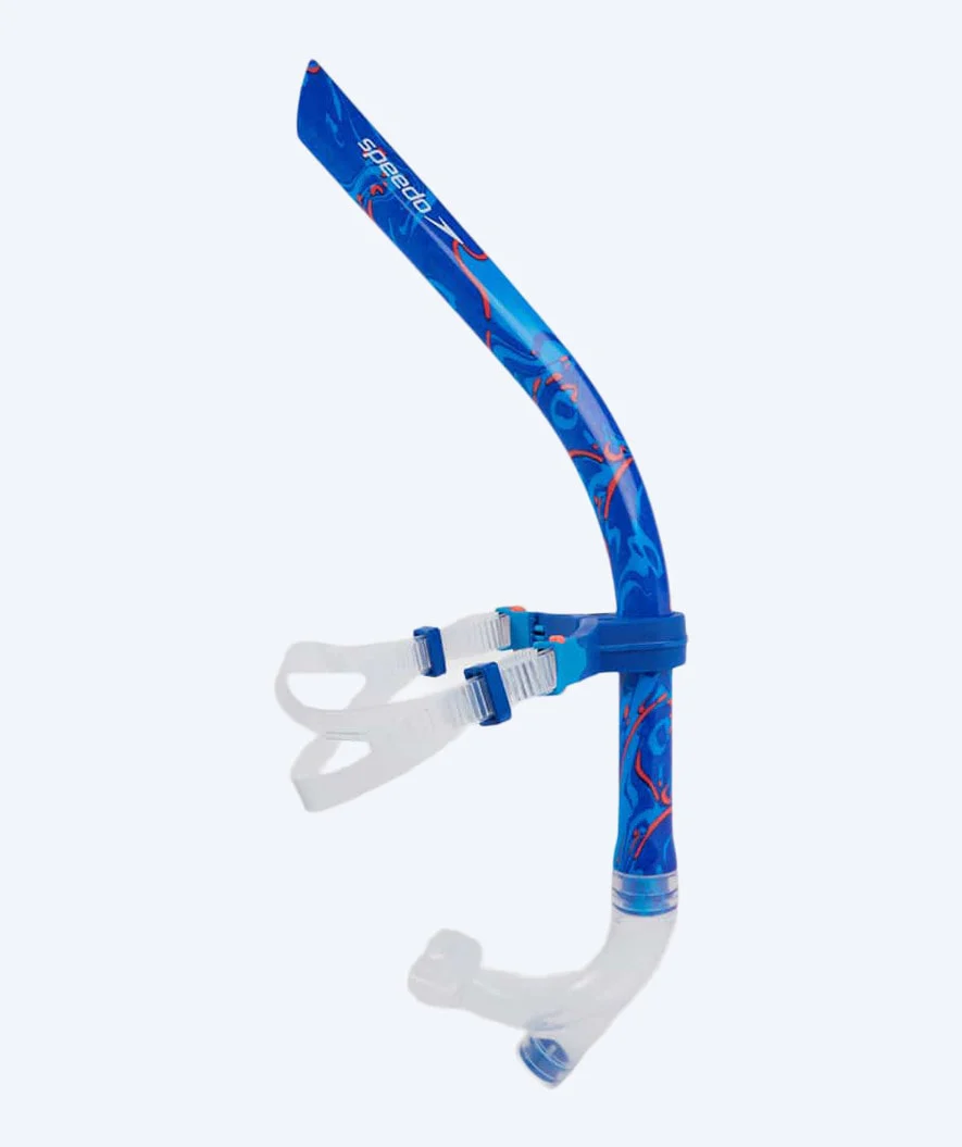 Speedo Mittelschnorchel - Blau/Orange