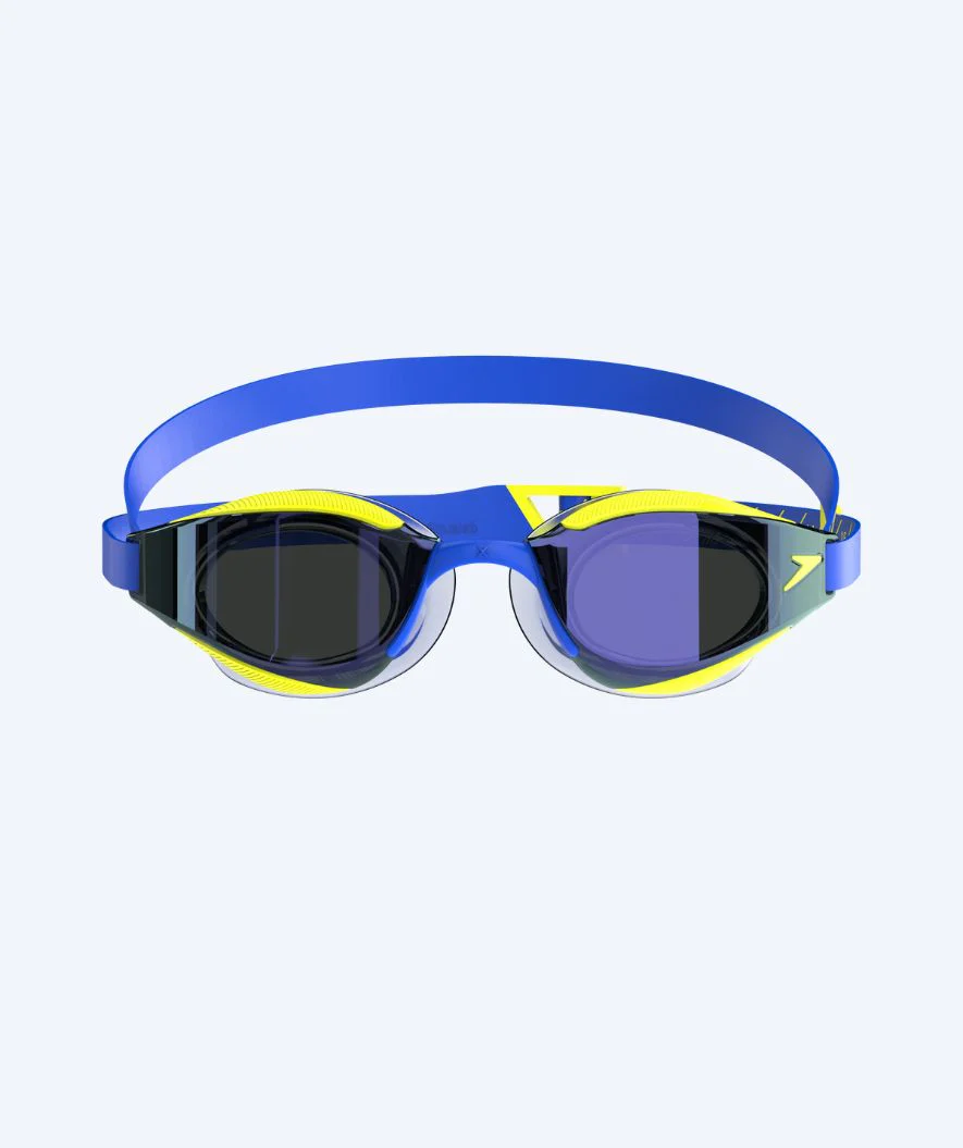 Speedo Elite Schwimmbrillen - Fastskin Hyper Elite Mirror - Gelb/Blau - Image 6