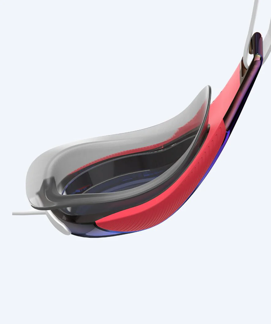 Speedo Elite Schwimmbrillen - Fastskin Hyper Elite Mirror - Rot/Blau - Image 3