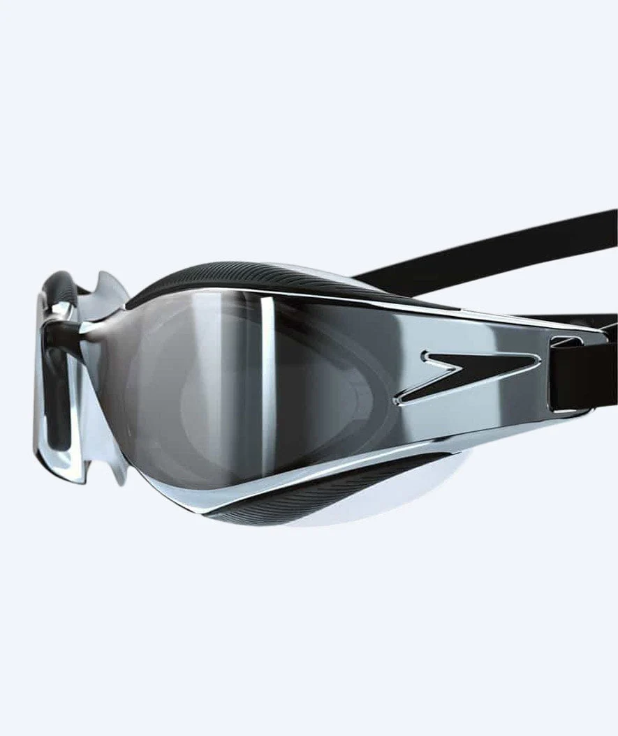 Speedo Elite Schwimmbrillen - Fastskin Hyper Elite Mirror - Schwarz/Grau - Image 2