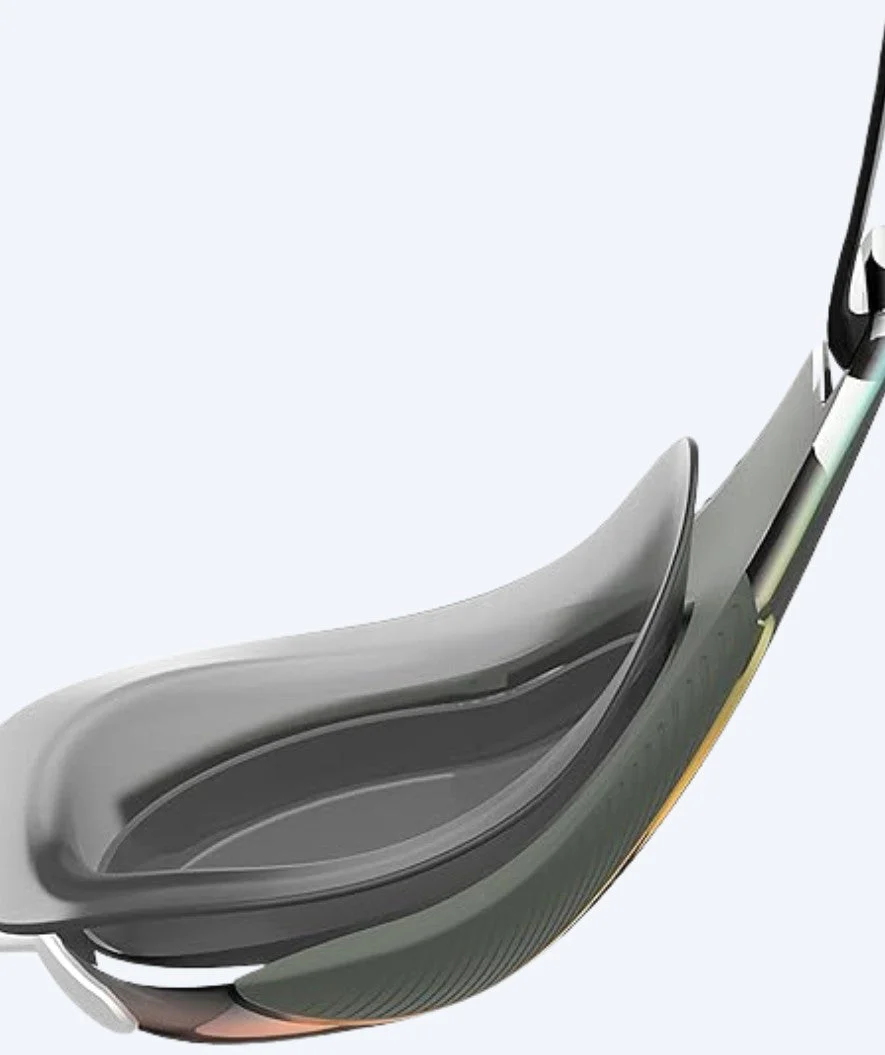 Speedo Elite Schwimmbrillen - Fastskin Hyper Elite Mirror - Schwarz/Grün (Gold Scheiben) - Image 4