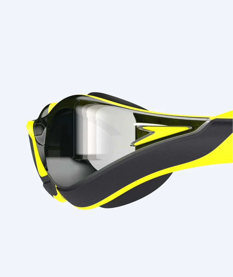 Speedo Elite Schwimmbrillen - Fastskin Pure Focus Mirror - Gelb/Schwarz - Image 4
