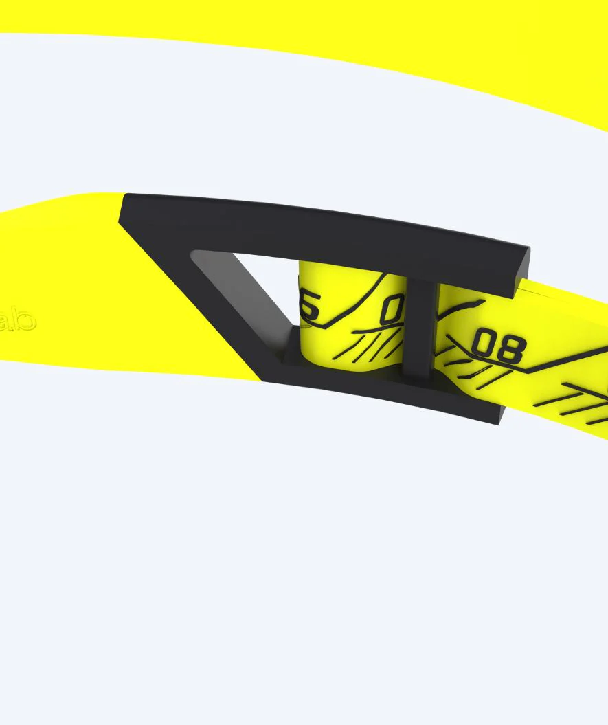 Speedo Elite Schwimmbrillen - Fastskin Pure Focus Mirror - Gelb/Schwarz - Image 5