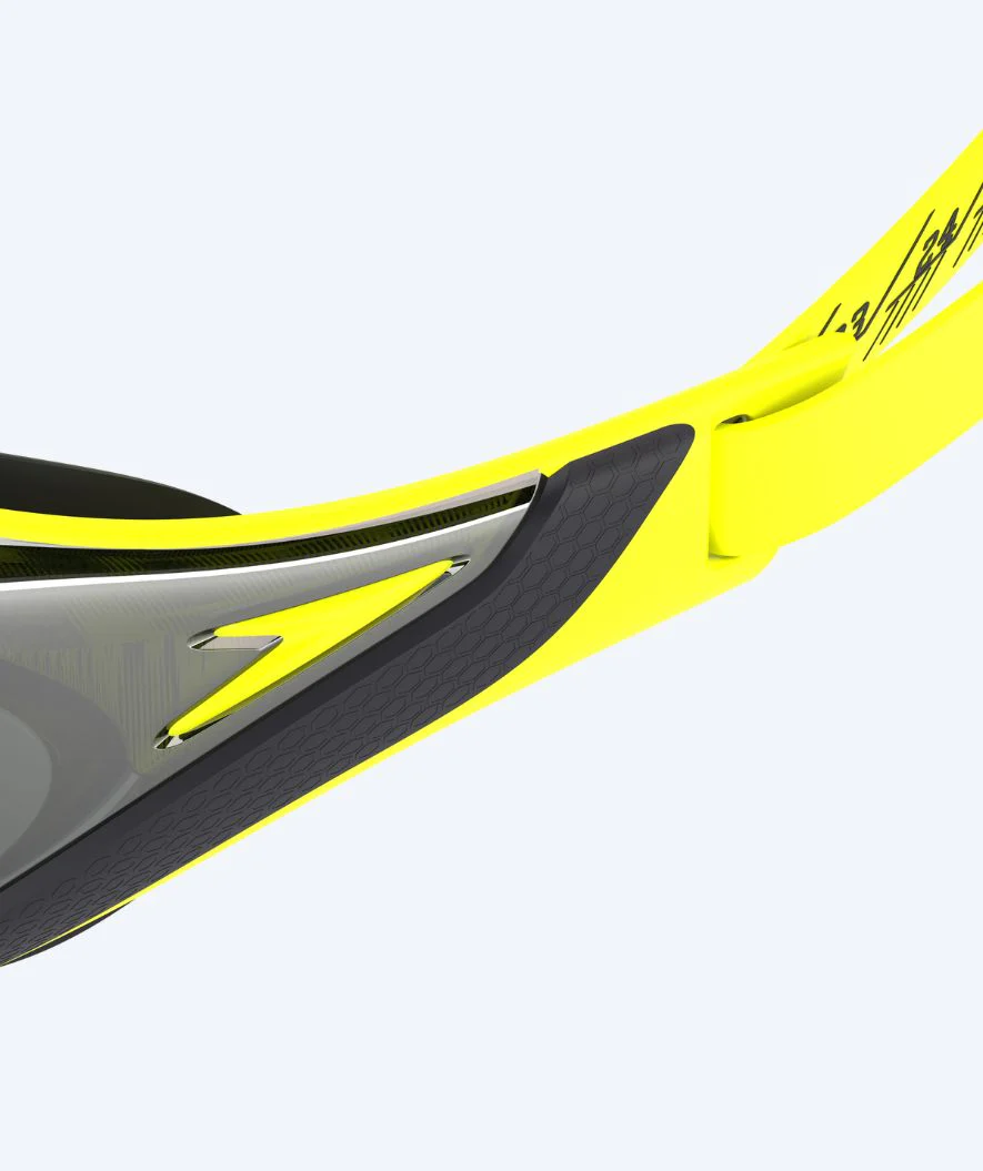 Speedo Elite Schwimmbrillen - Fastskin Pure Focus Mirror - Gelb/Schwarz - Image 6