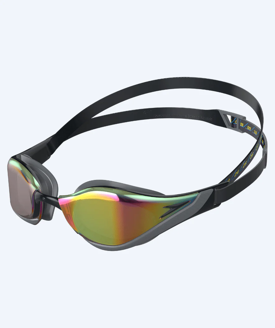 Speedo Elite Schwimmbrillen - Fastskin Pure Focus Mirror - Grau/Gold (Mirror Scheiben) - Image 2