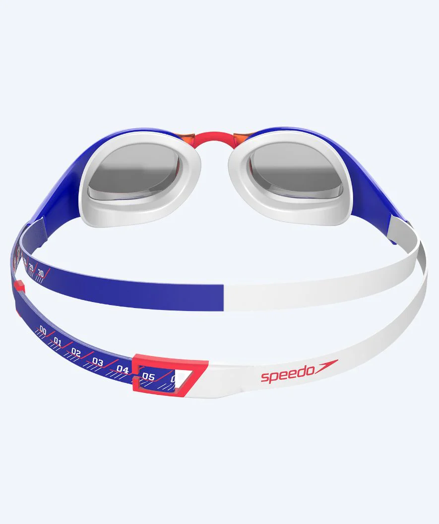 Speedo Elite Schwimmbrillen - Fastskin Pure Focus Mirror - Rot/Blau - Image 3
