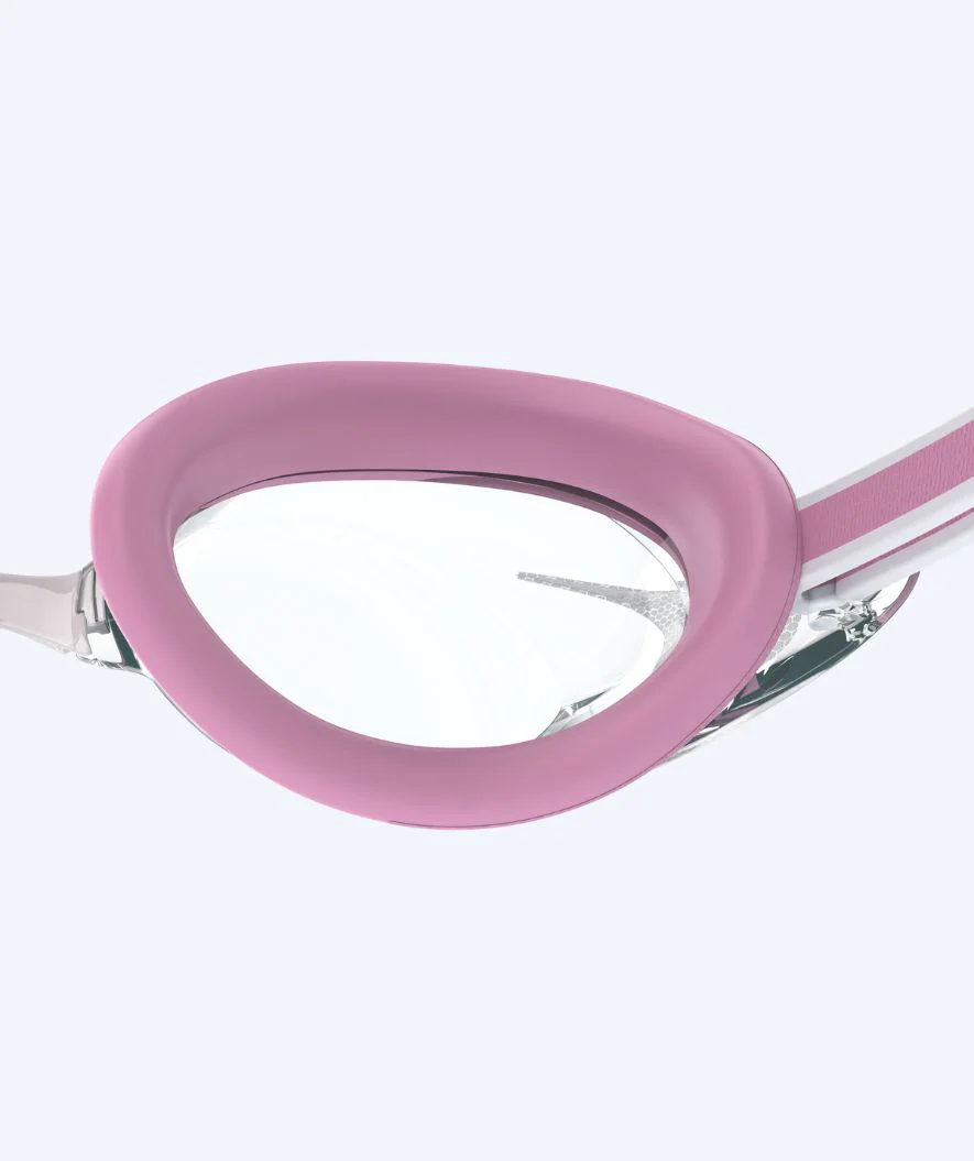 Speedo Elite Schwimmbrillen für Damen - Vanquisher 3.0 - Hellrosa/Klar - Image 3