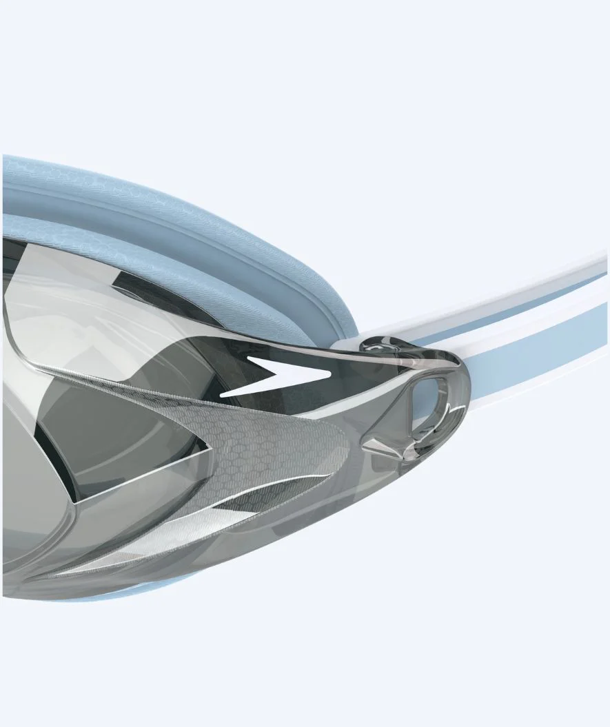 Speedo Elite Schwimmbrillen für Damen - Vanquisher 3.0 Mirrored - Hellblau/Silber - Image 4