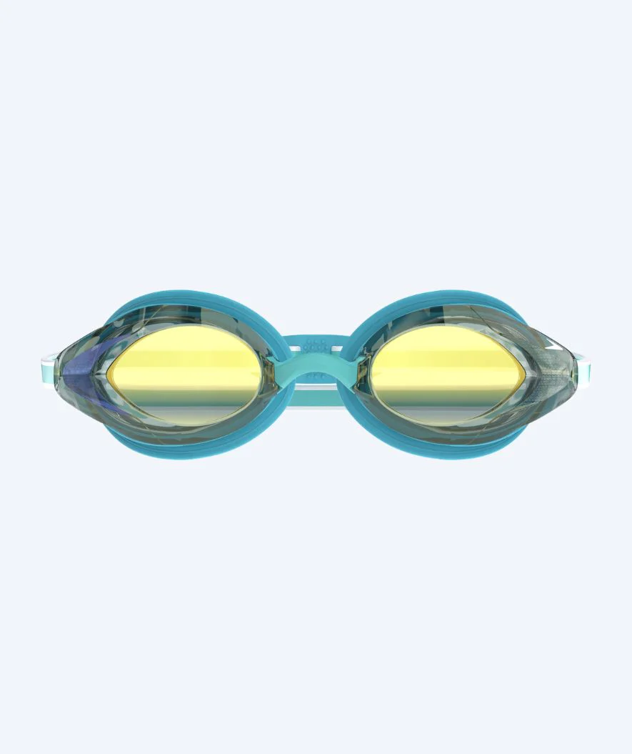 Speedo Elite Schwimmbrillen für Damen - Vanquisher 3.0 Mirrored - Türkis/Gold - Image 6