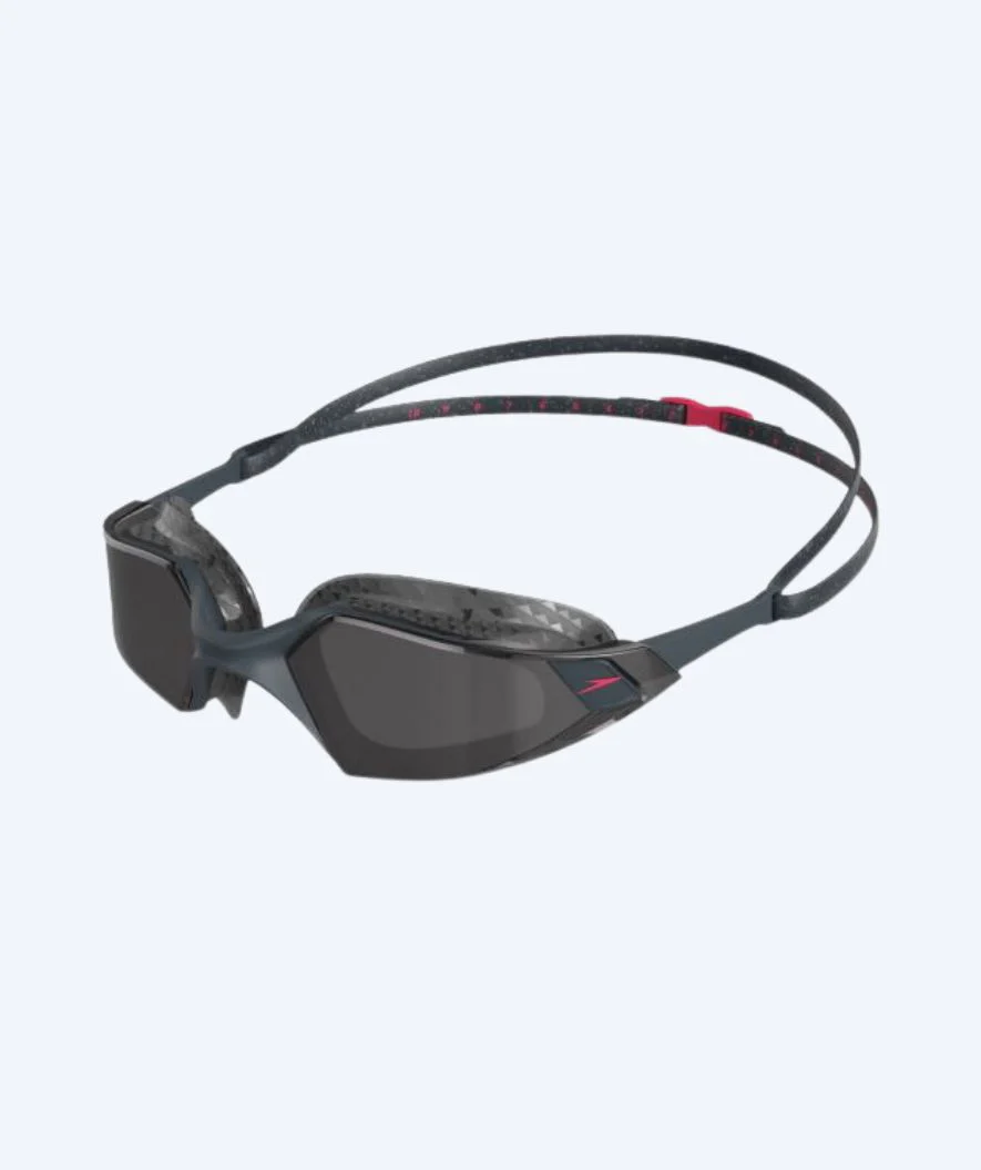 Speedo Freiwasser Schwimmbrille - AquaPulse Pro - Schwarz/Rot