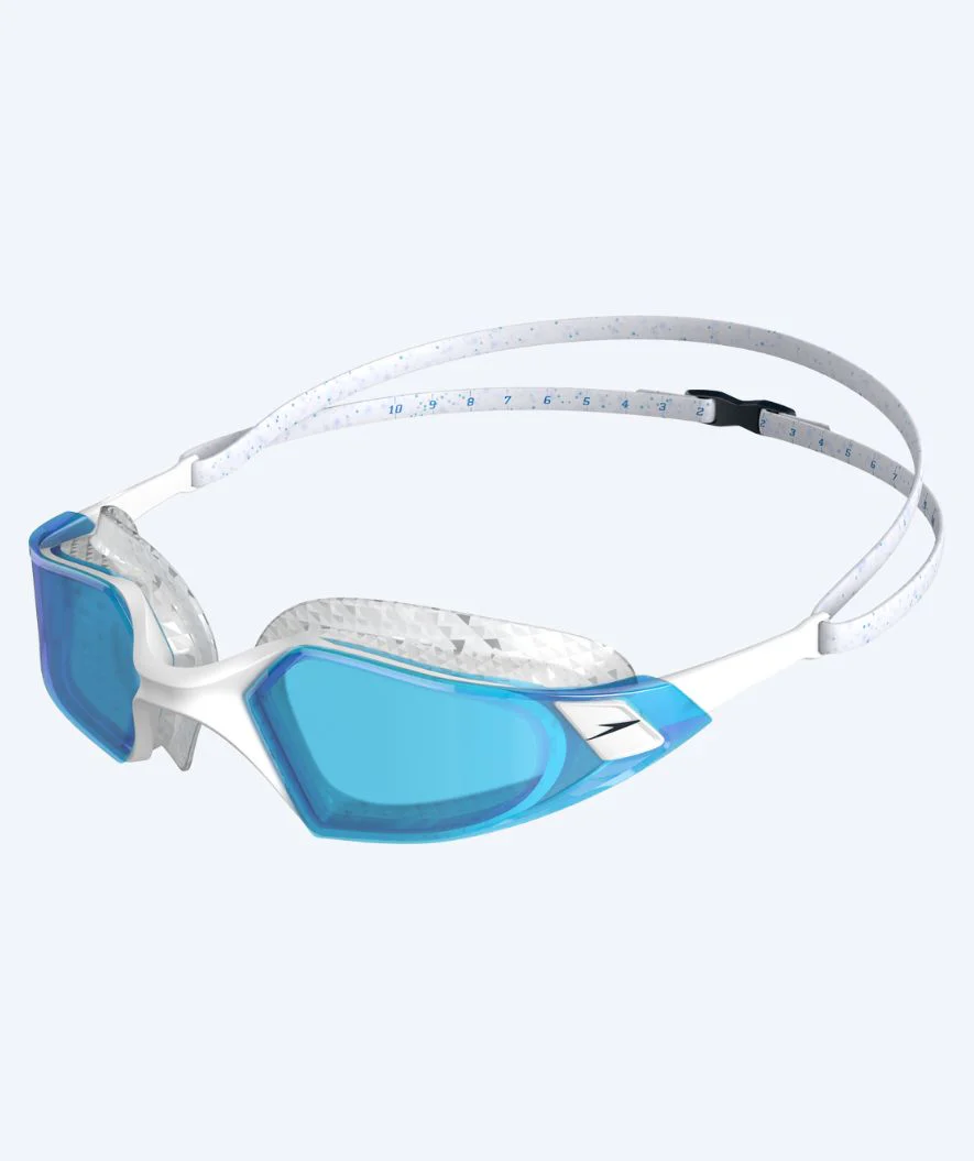 Speedo Freiwasser Schwimmbrille - AquaPulse Pro - Weiß/Blau - Image 2